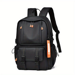 Men's Nylon Travel Backpack With USB Charging Port