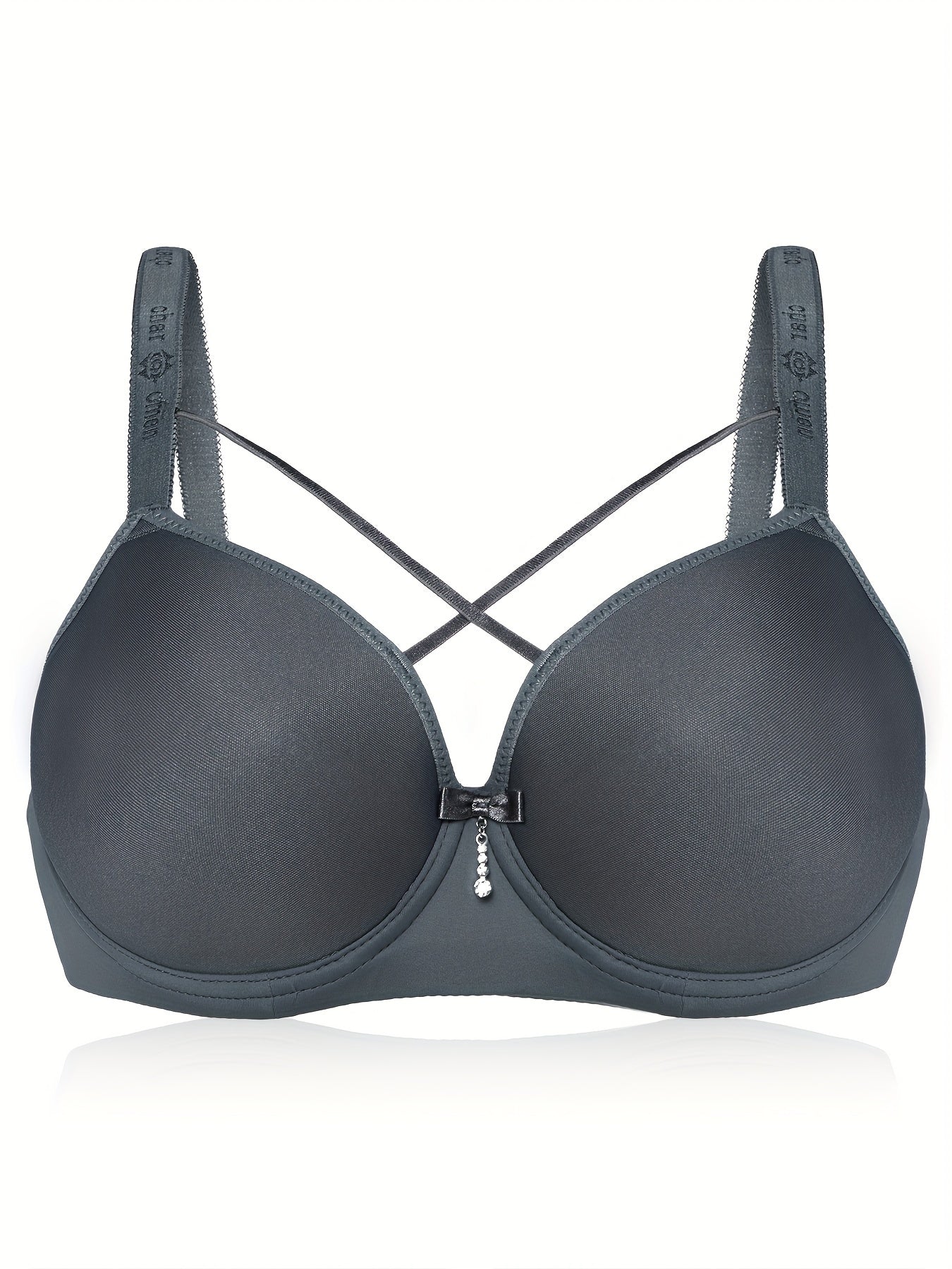 Solid Molded Cup Push Up Comfort Bra