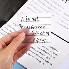 7pcs Sticky Notes Lined Self Adhesive Note Pads 50 Pages Each