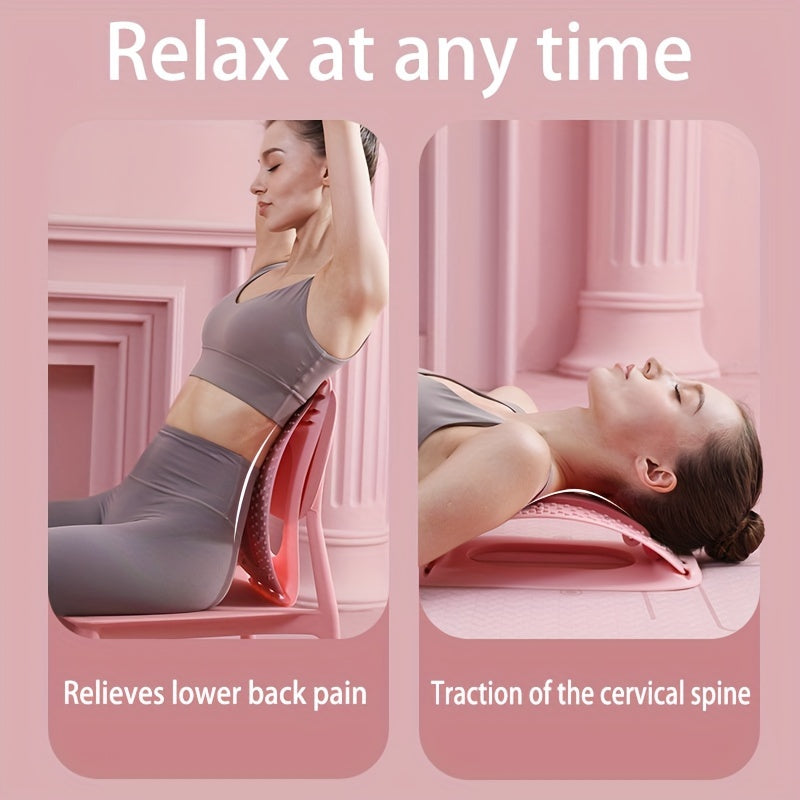 Adjustable Lumbar Spine Stretcher for Yoga and Muscle Relaxation