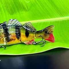 10 21g Peacock Bass Fishing Lures Jointed Swimbaits 418a