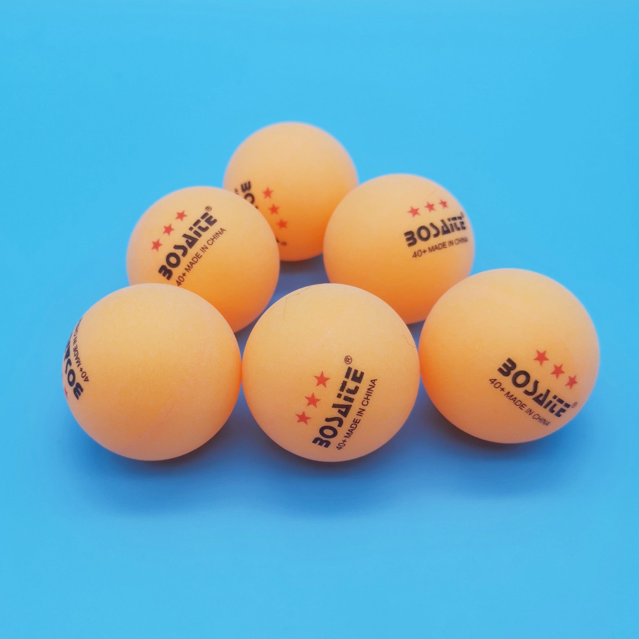 6pcs Competition Table Tennis Balls ABS High Elastic Training Professional