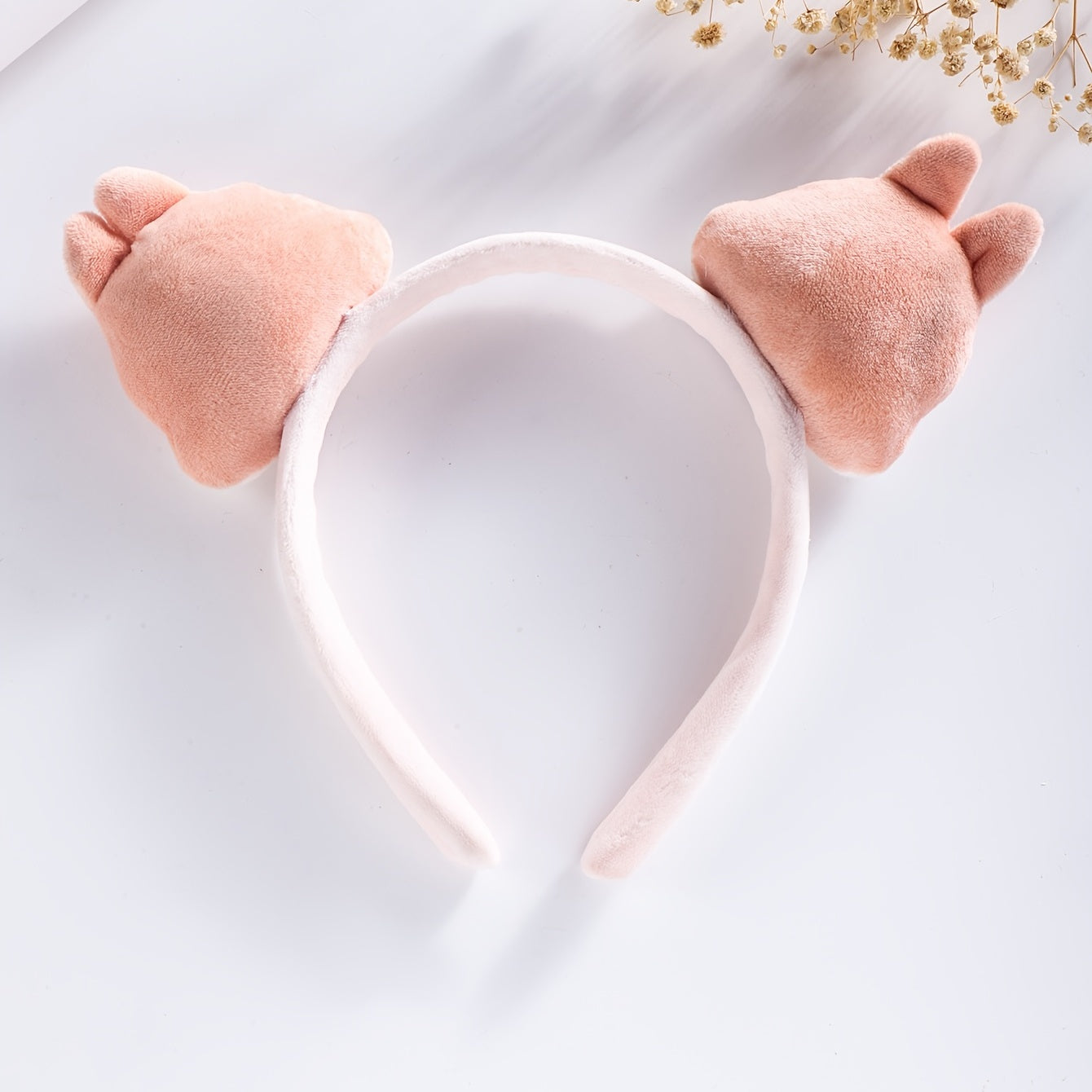Girls Cartoon Headband with Mini Squirrel Doll Hair Accessories