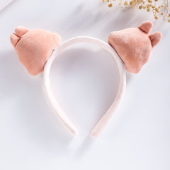 Girls Cartoon Headband with Mini Squirrel Doll Hair Accessories
