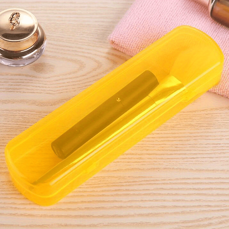 1PC Portable Toothbrush Organizer Lightweight Travel Storage Box