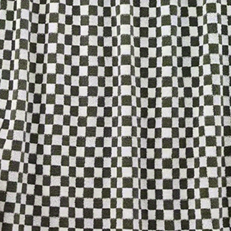 4pcs Checkered Pattern Hand Towel Soft Skin-friendly Face Towel