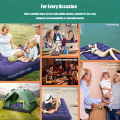 Portable Inflatable Bed Air Cushion Bed Thickened Inflatable Folding Air Mattres