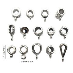 120Pcs Metal Connectors Spacer Beads for DIY Jewelry Making