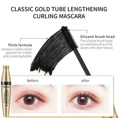 Waterproof 3D Long & Curling Mascara with 4D Silk Fiber Volumizing Effect