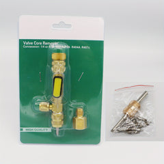 R410A R22 Valve Core Tool Kit HVAC System With 10PCS Valve Cores