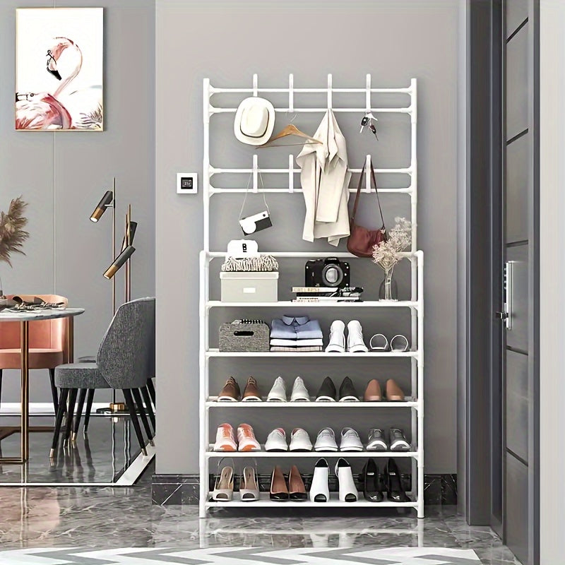 Stainless Steel Floor Clothes Rack Bedroom Garment Rack