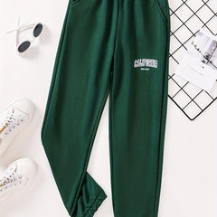 CALIFORNIA Boys Letter Print Active Sweatpants Jogger Sports Pants