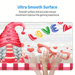 Desk Mat Love Large Mouse Pad Extended Gaming Mouse Pad Mat Non Slip Base