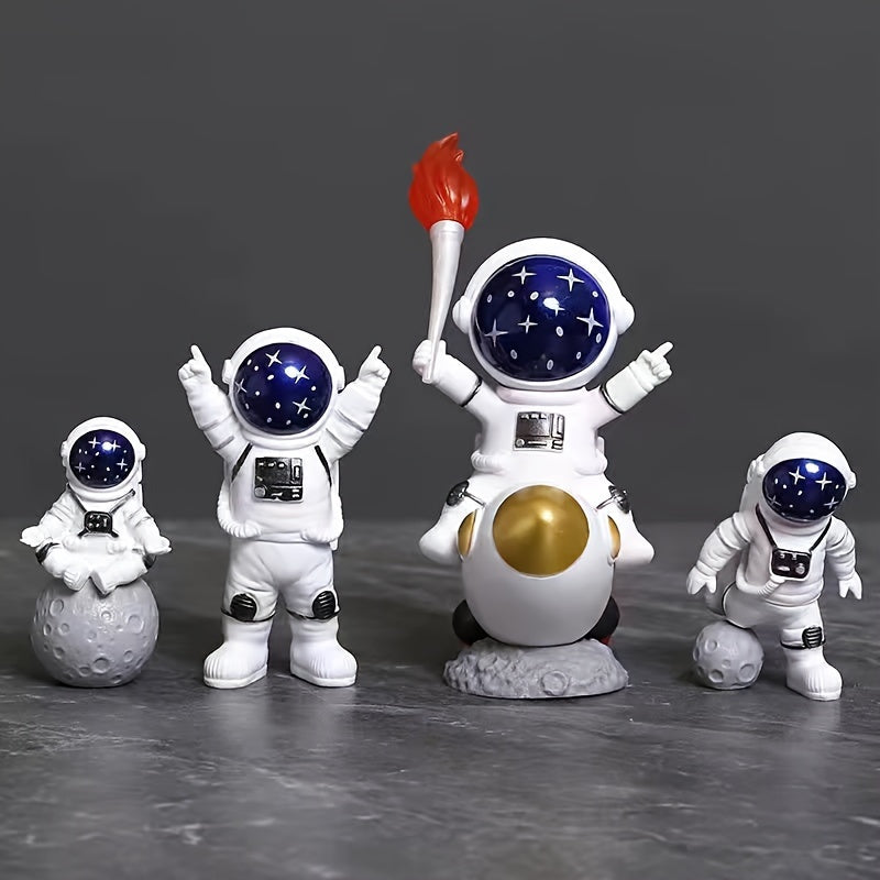 Small Astronaut Model Home Tabletop Decorations