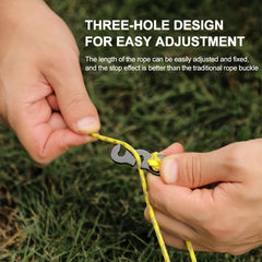 Aluminum Tent Wind Rope Tensioners Camping Tent Cord Buckle Outdoor Accessories