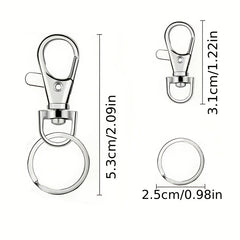 10pcs Swivel Clasps Set for DIY Necklace Bracelet Chain Supplies