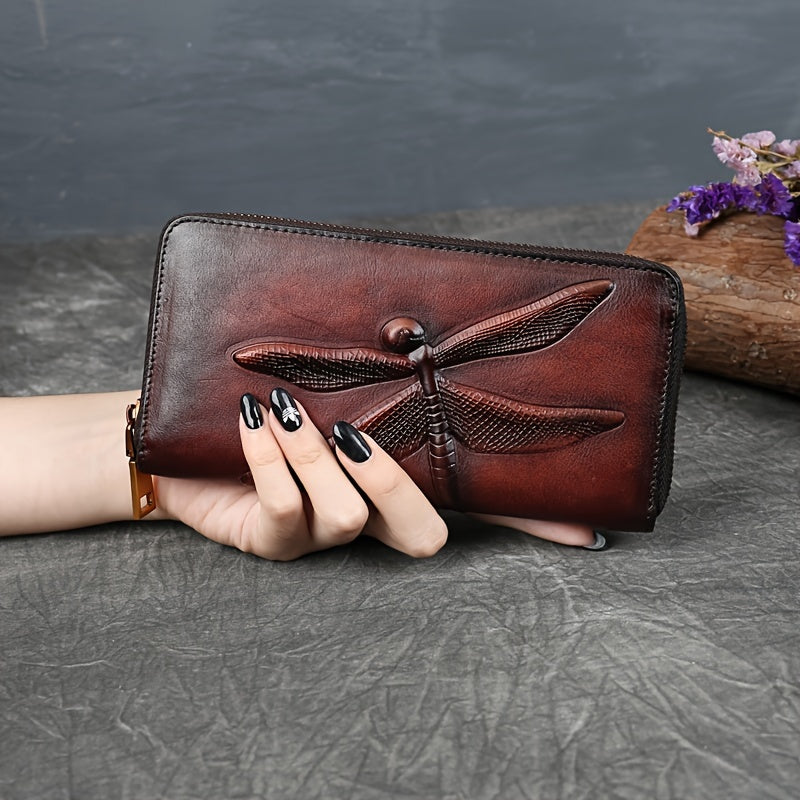 Vintage Style Women's Wallet Large Capacity Clutch Bag