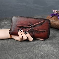 Vintage Style Women's Wallet Large Capacity Clutch Bag