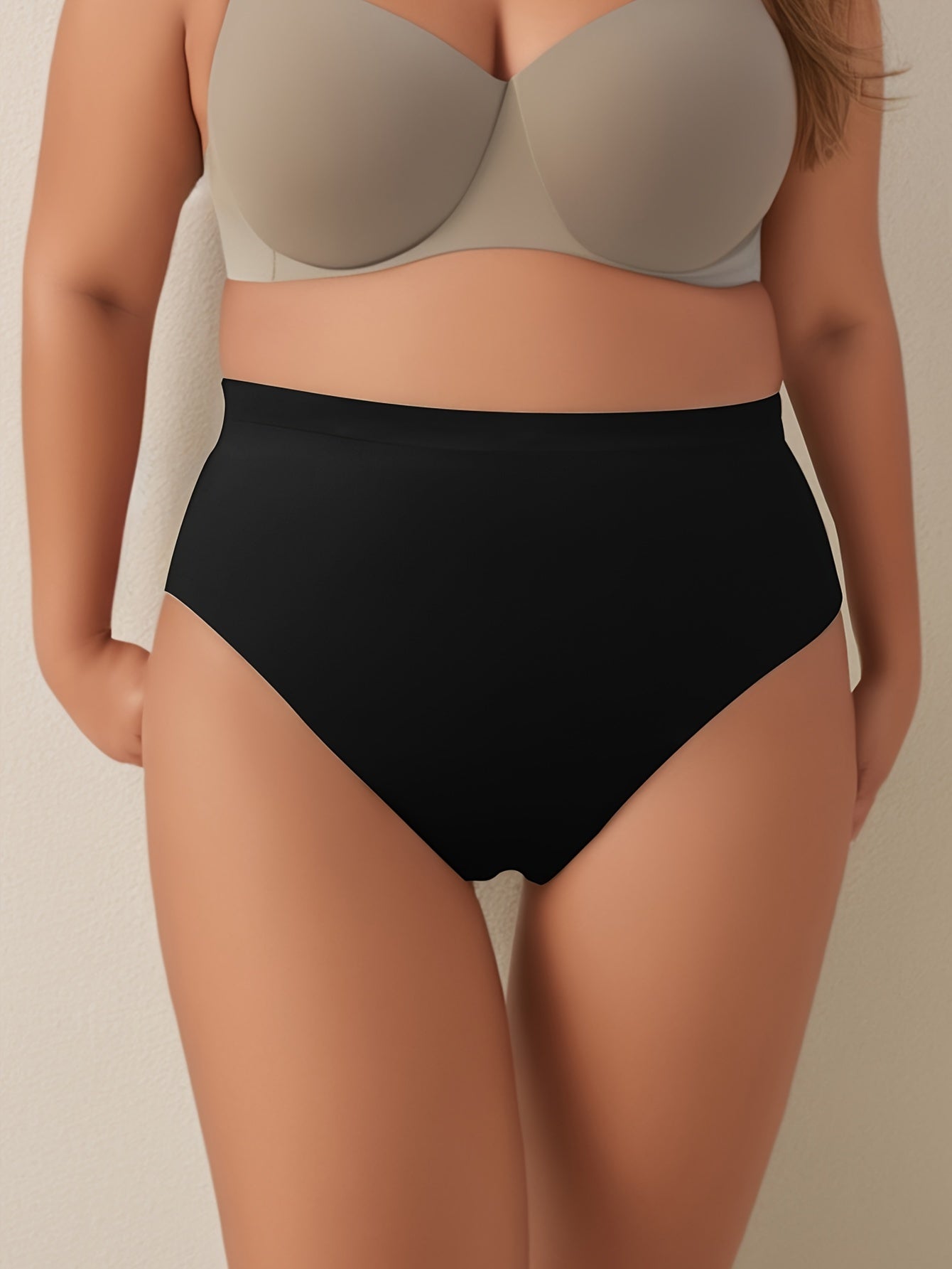 Seamless High Waisted Basic Underwear