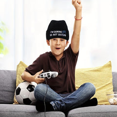 Letter Pattern Cotton Casual Beanie Knitted Winter Hat Men Women