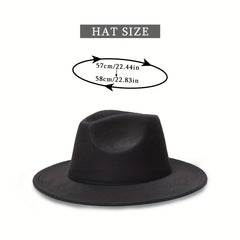 Y2K British Cowboy Hat Lightweight Sun Jazz Fedora Cap