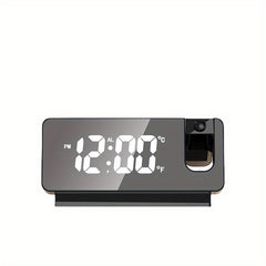 Projection Alarm Clock Digital Wall Clock 180 Projector Dimmer USB Plug
