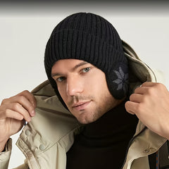 Warm Knitted Beanie Hat for Winter Outdoor Activities