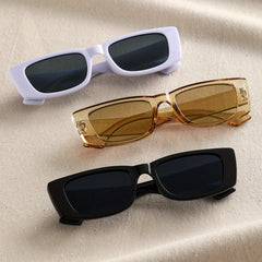 Y2K Rectangle Sunglasses UV400 Sun Shades for Driving Beach Travel