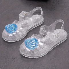 Jelly Sandals Summer Kids Girls Children's Non Slip Beach Shoes
