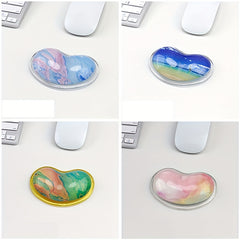 Heart Shaped Mouse Pad Wrist Rest Cartoon Silicone Hand Pillow