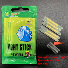 50pcs Glow Sticks for Brightening Your Fishing Rod at Night