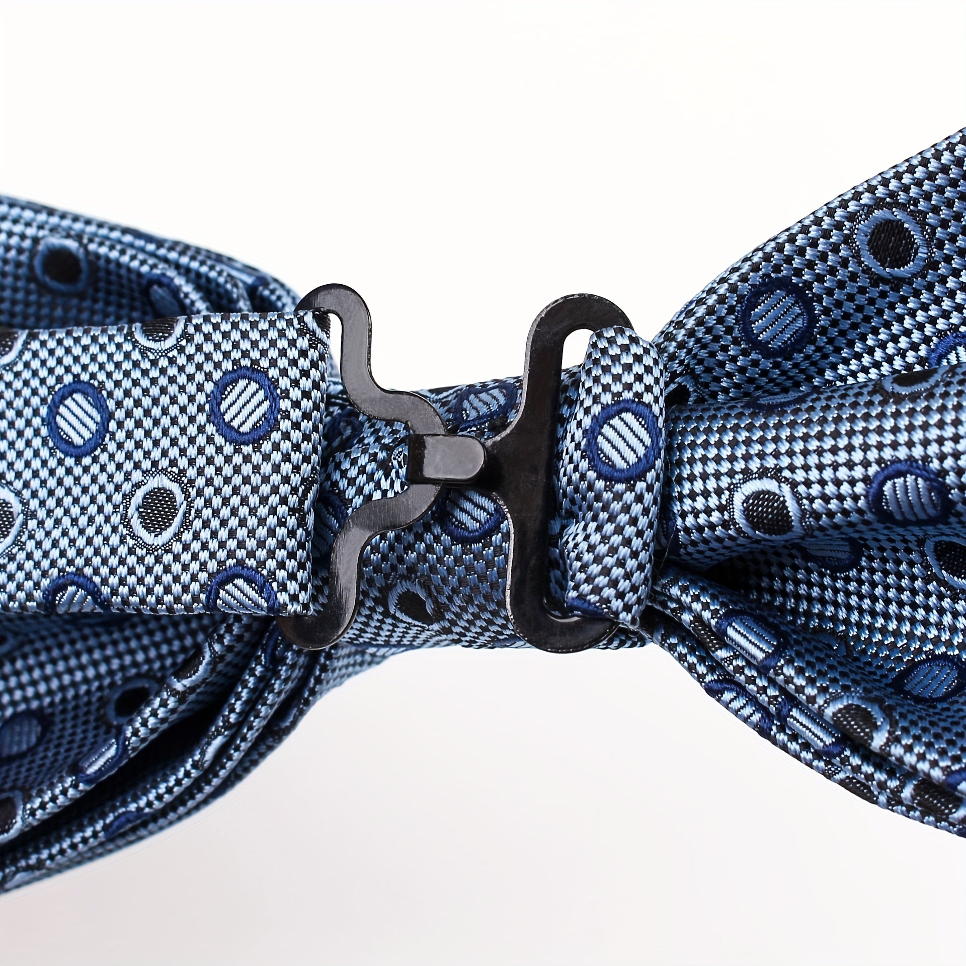 Men's Polka Dot Circle Bow Tie Classic Bow Tie Collar Flower