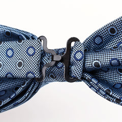 Men's Polka Dot Circle Bow Tie Classic Bow Tie Collar Flower