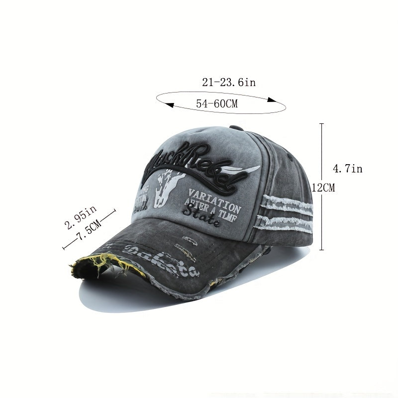 Embroidered Lace Baseball Cap for Men and Women