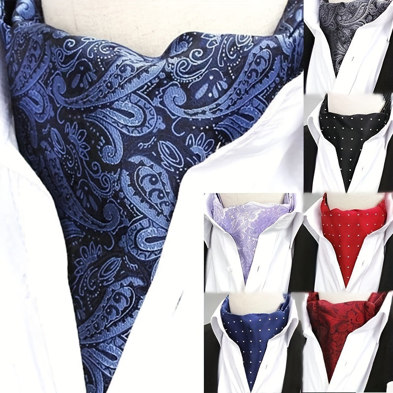 Retro Pattern Neck Scarf for Men