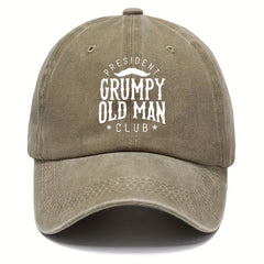 Vintage Distressed Letter Baseball Cap