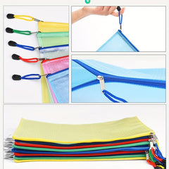 Waterproof Zipper Bag for School Office Supplies A3 A4 A5