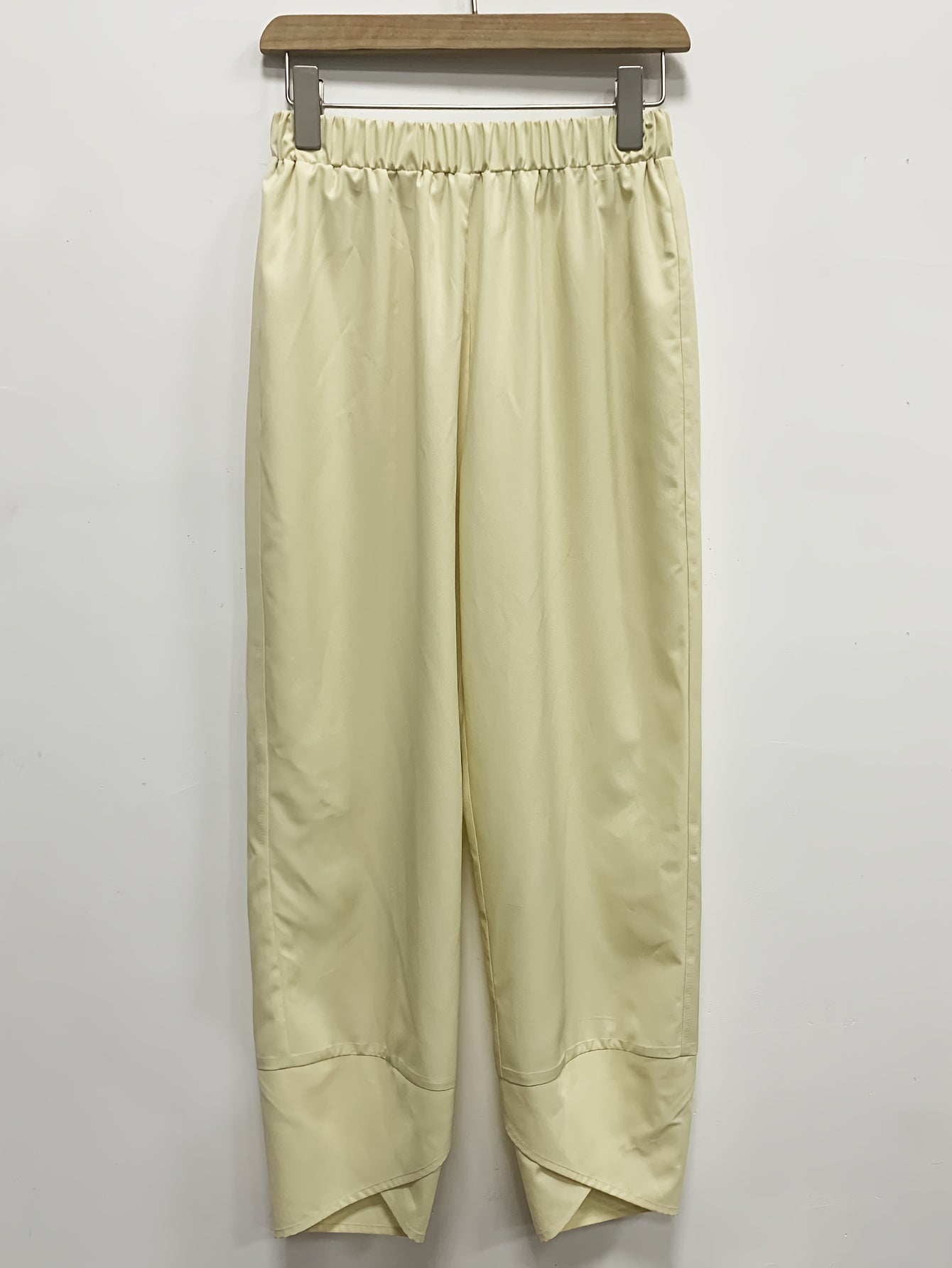 Floral Print Blouse & Elastic Waist Pants Set