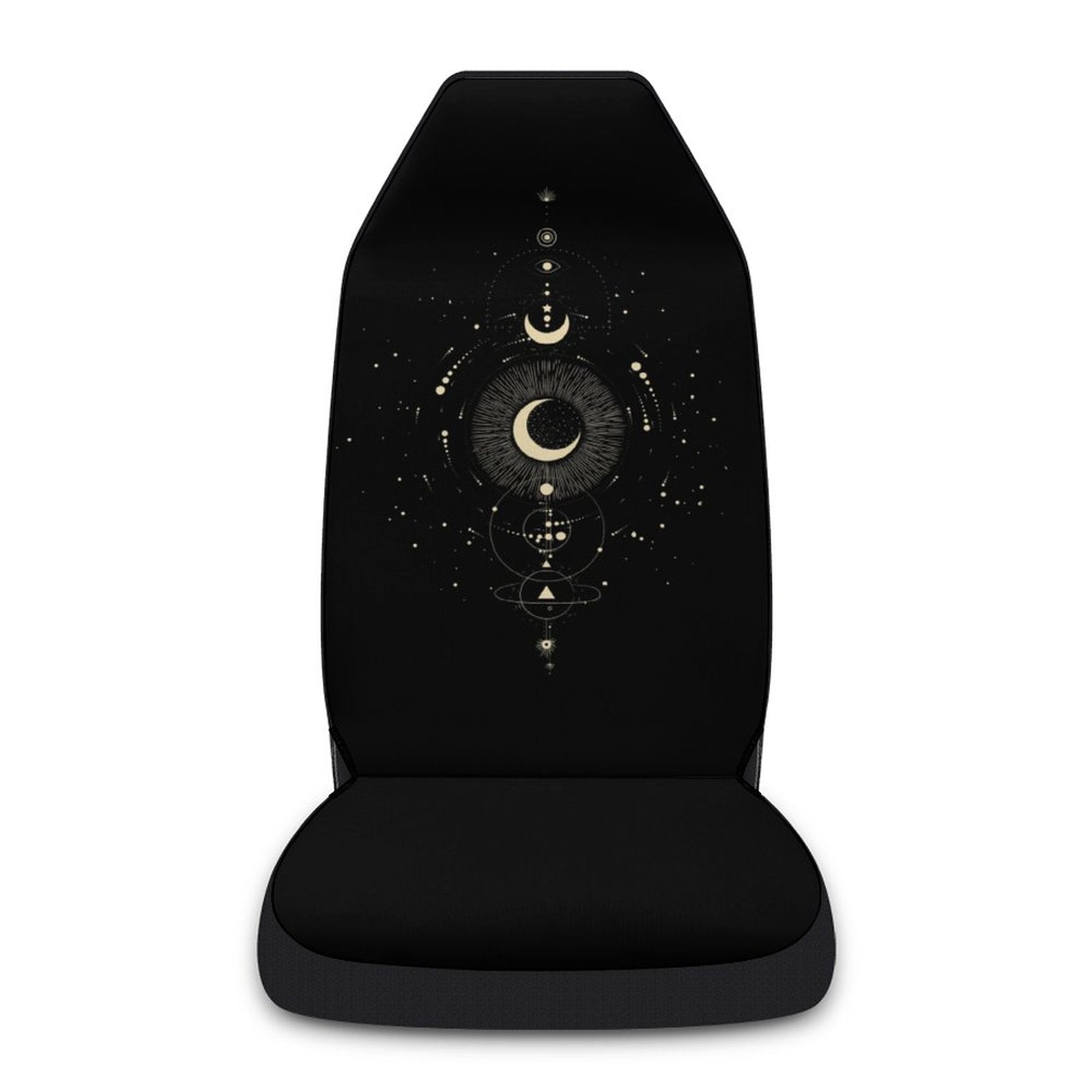 Printed Moon Universal Car Seat Cover