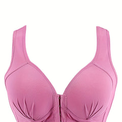 Front Buckle Wireless Bra Comfortable & Push-up Women's Lingerie