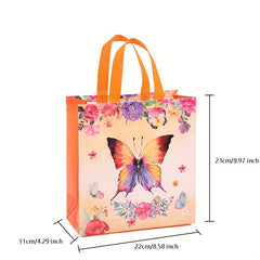 12 Pcs Butterfly Party Favors Gift Bags Thank You For Fluttering By Paper Bags