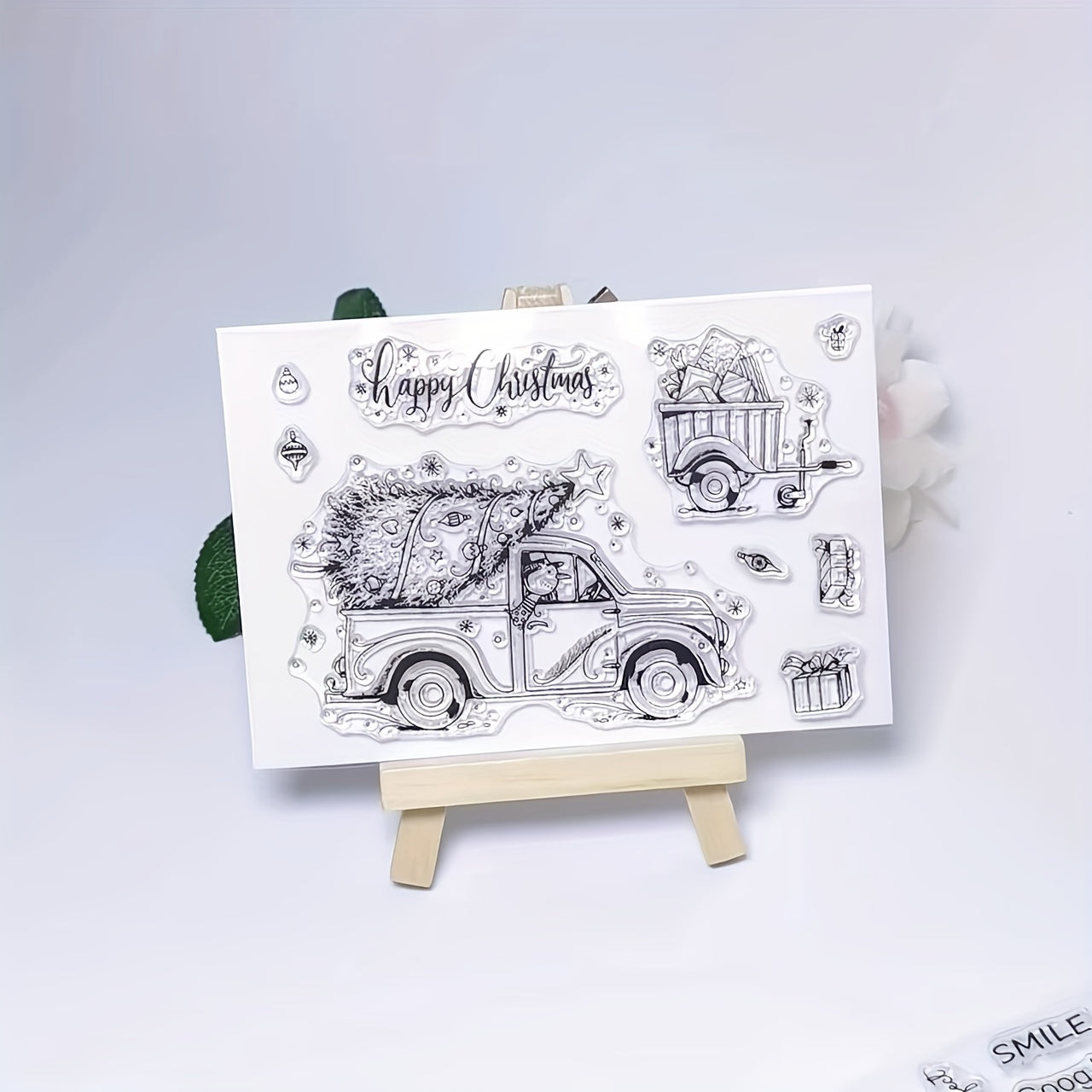 Christmas Transparent Stamp for Card Making & DIY Crafts