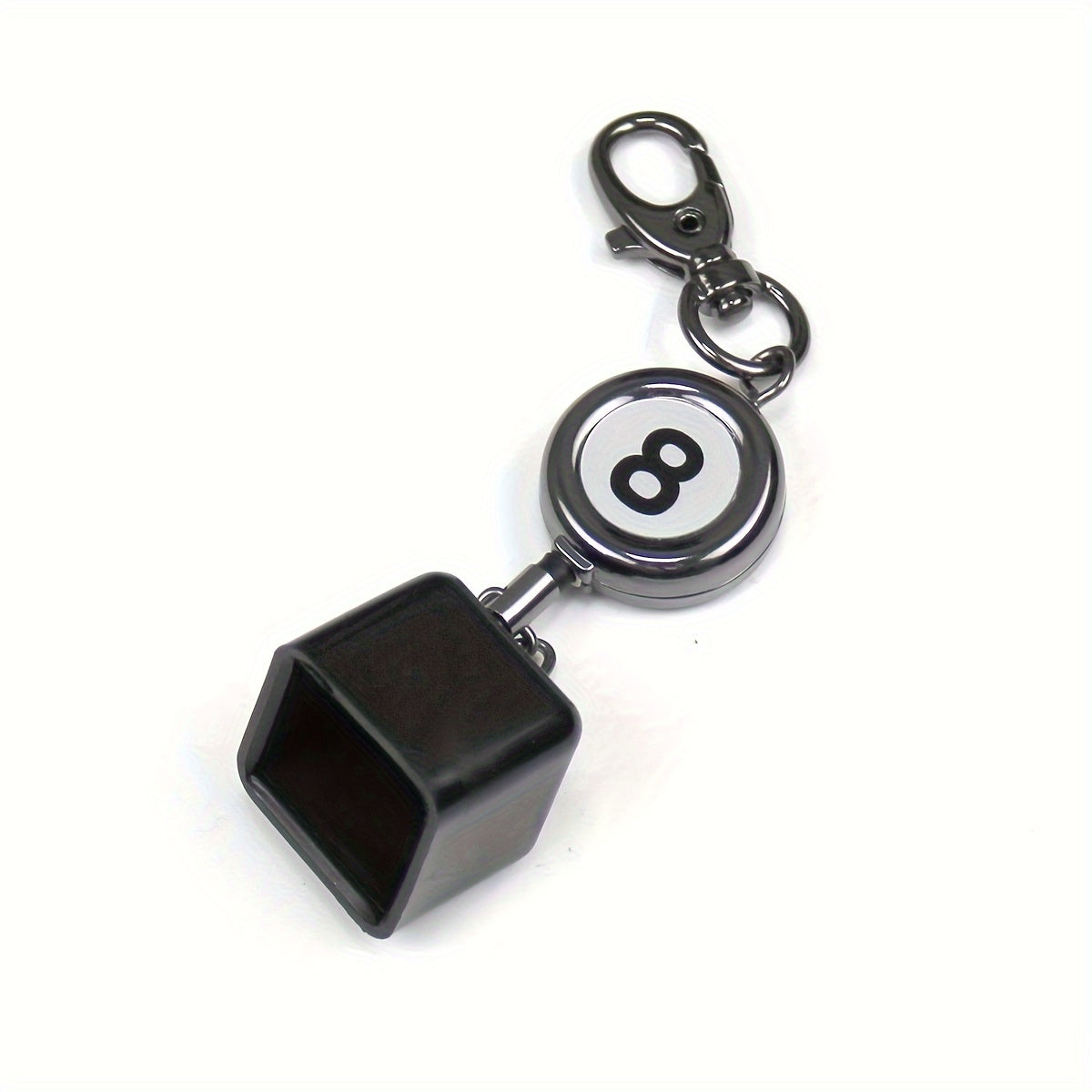 Billiards Snooker Pool Cue Chalk Holder Keychain