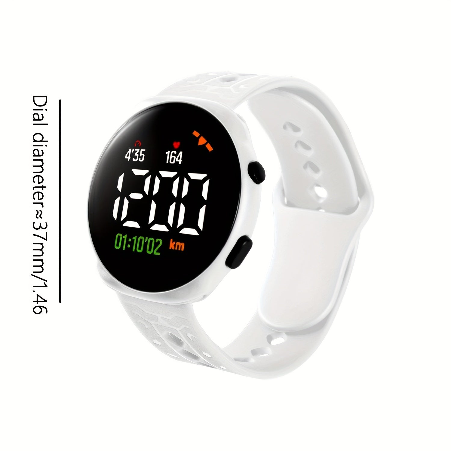 Sby Electronic Watch LED Screen Analog Digital Display Multicolor