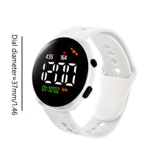 Sby Electronic Watch LED Screen Analog Digital Display Multicolor