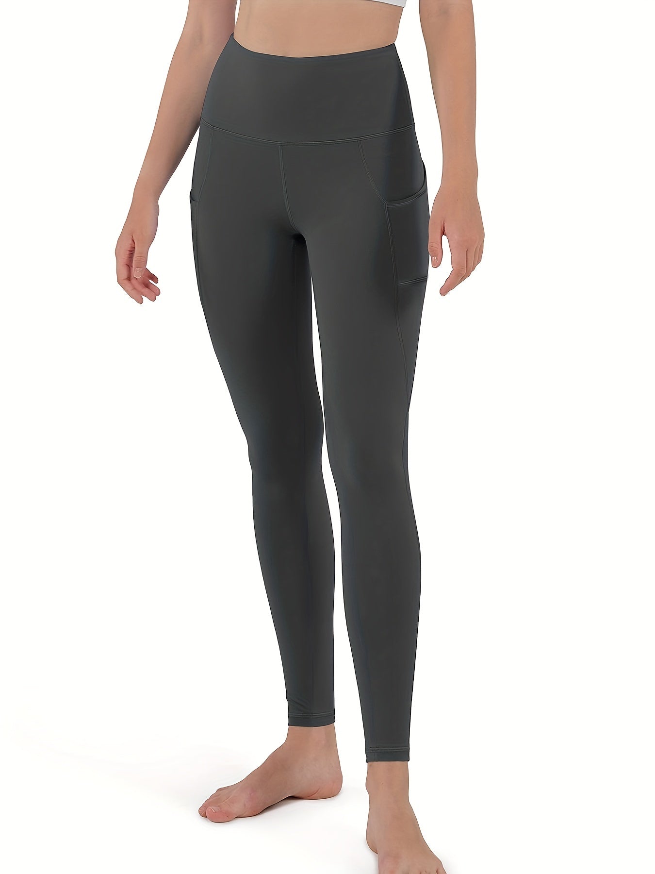 High Waist Leggings with Pockets for Women