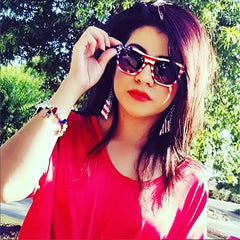 American Flag Sunglasses Patriotic Party Sun Shades for Women Men