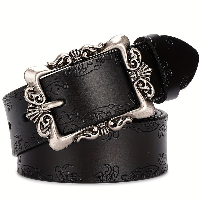 Retro Pin Buckle Leather Men's Belt