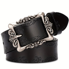 Retro Pin Buckle Leather Men's Belt