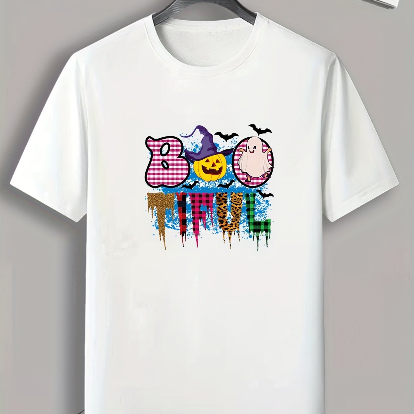 Men's Halloween Style Graphic Print T shirt Casual Comfy
